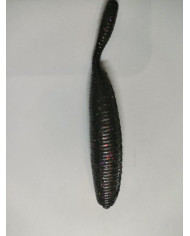 Itty's Secrets Baits Wiggle Stix Black Special 4in