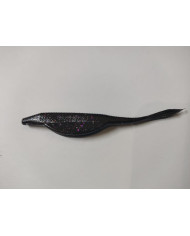 Itty's Secret Baits GS80 SS+ (Heavy Tail Fluke Jr) Black Special 4in