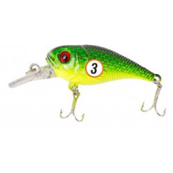 React Baby Diver Green Yellow 2 3/8in 7/32oz 2-4ft