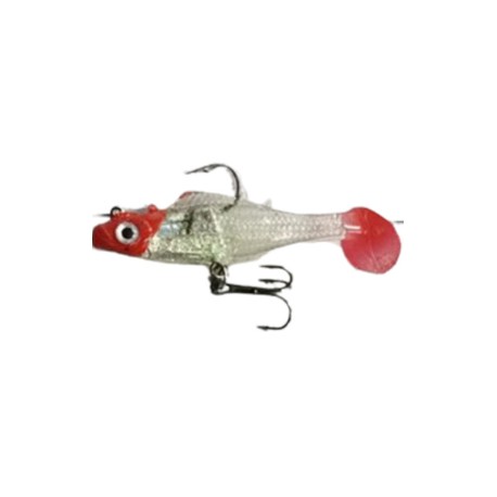 React Marvelous Minnow - Pre-rigged Red Head Clear 6cm 3/8oz