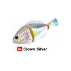 Pro-Hunter Lively Tail 3 Segment Swimbait Clown Silver 3in 9/16oz 