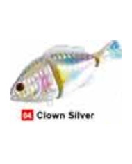 Pro-Hunter Lively Tail 3 Segment Swimbait Clown Silver 3in 9/16oz  Pro-Hunter Lively Tail 3 Segment Swimbait Clown Silver 3in 9/16oz