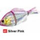 Pro-Hunter Lively Tail 3 Segment Swimbait Silver Pink 3in 9/16oz 