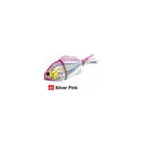 Pro-Hunter Lively Tail 3 Segment Swimbait Silver Pink 3in 9/16oz 