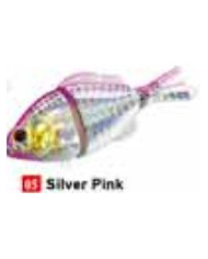 Pro-Hunter Lively Tail 3 Segment Swimbait Silver Pink 3in 9/16oz  Pro-Hunter Lively Tail 3 Segment Swimbait Silver Pink 3in 9/16oz