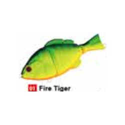 Pro-Hunter Lively Tail 3 Segment Swimbait Firetiger 3in 9/16oz 