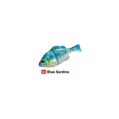 Pro-Hunter Lively Tail 3 Segment Swimbait Blue Sardine 3in 9/16oz 