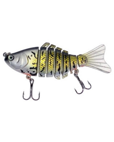 React 7 Segment Swimbait Crappie 4in 1/2oz  React 7 Segment Swimbait Crappie 4in 1/2oz