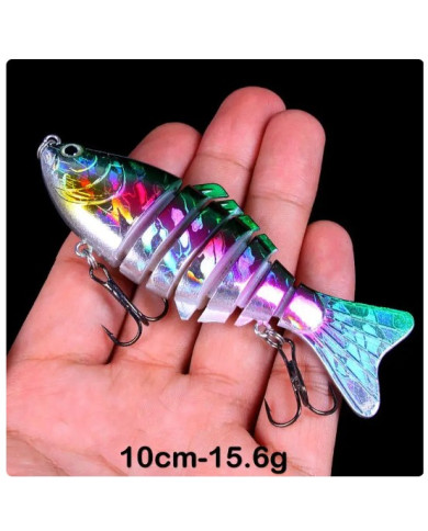 React 7 Segment Swimbait Salmon 4in 1/2oz  React 7 Segment Swimbait Salmon 4in 1/2oz