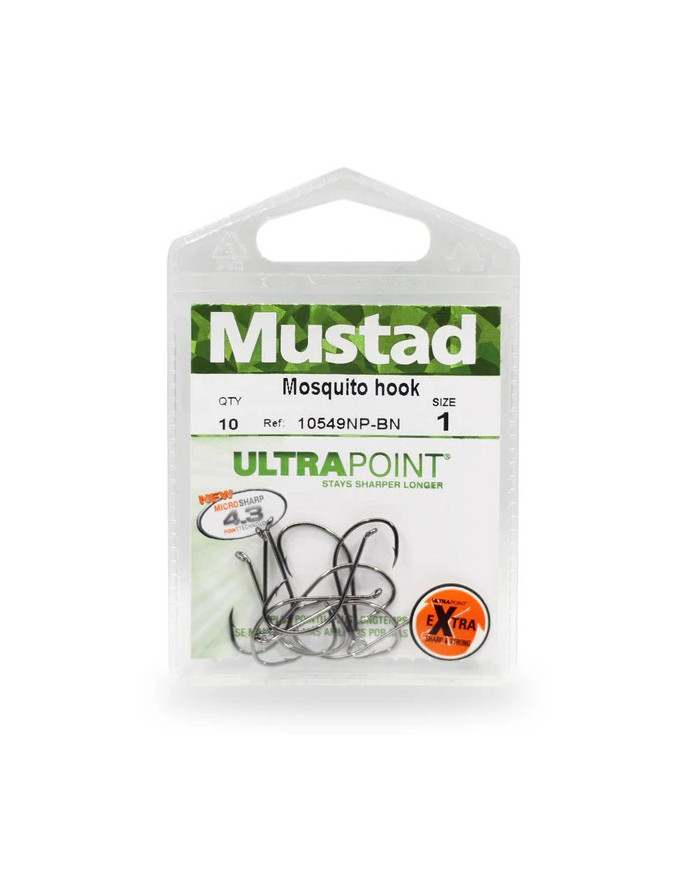 Mustad Mosquito Hook Fine Size 10