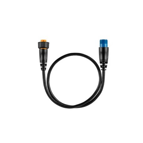 Garmin 8-pin Transducer to 12-pin Sounder Adapter Cable with XID