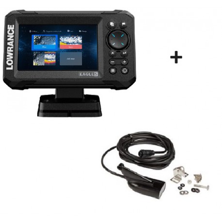 Lowrance Eagle 5 WITH HDI 83 - 200 Transducer Chartplotter Fishfinder