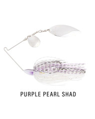 Keitech Tee Bone Tandem Willow 1/2oz Spinnerbait Purple Pearl Shad Keitech Tee Bone Tandem Willow 1/2oz Spinnerbait Purple Pearl Shad