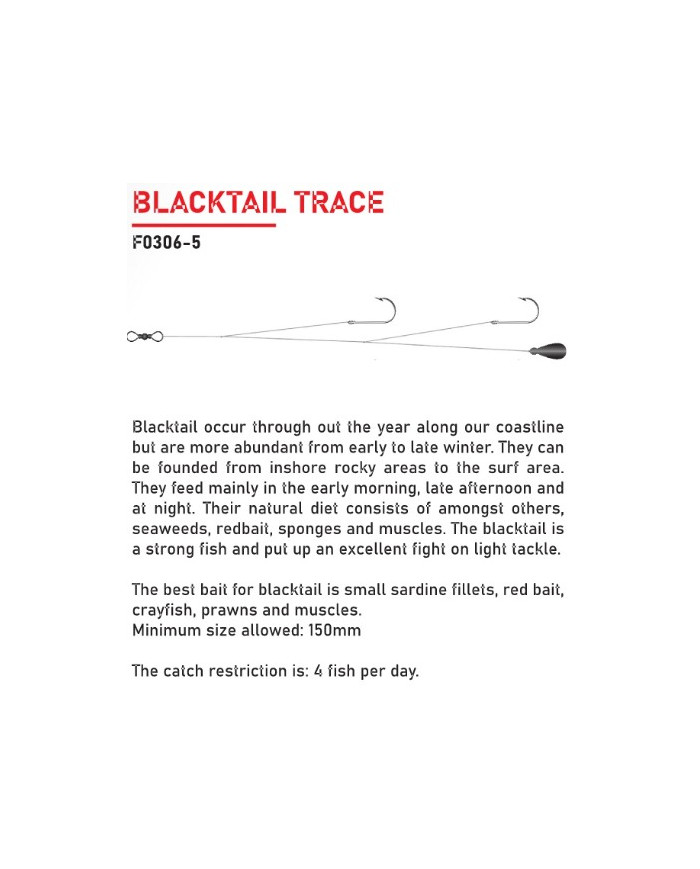 Elbe Blacktail Trace 3pc  Elbe Blacktail Trace 3pc