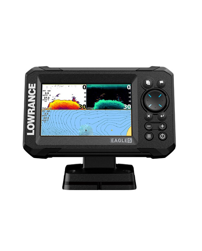 Lowrance Eagle 5 WITH HDI 83 - 200 Transducer Chartplotter Fishfinder Lowrance Eagle 5 WITH HDI 83 - 200 Transducer Chartplotter Fishfinder