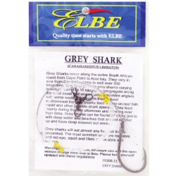 Elbe Grey Shark 1 Hook Trace 1pc 