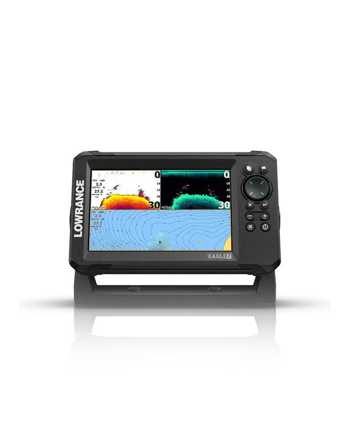 Lowrance Eagle 7 with 83/200 HDI Transducer Chartplotter Fishfinder Lowrance Eagle 7 with 83/200 HDI Transducer Chartplotter Fishfinder