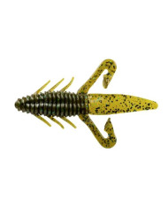 Gene Larew Biffle Bug Jr Green Pumpkin Blue 3.5in