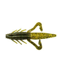 Gene Larew Biffle Bug Green Pumpkin Blue 4.25in