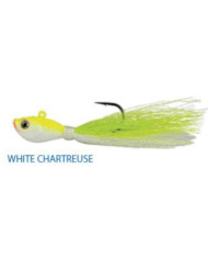 Blu 2798 Bucktail Jig White Chartreuse 1/2oz Blu 2798 Bucktail Jig White Chartreuse 1/2oz