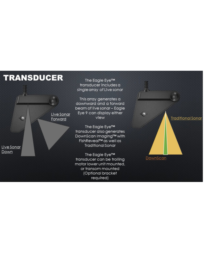 Lowrance Eagle Eye 9 Chartplotter with Live Forward & Down Sonar