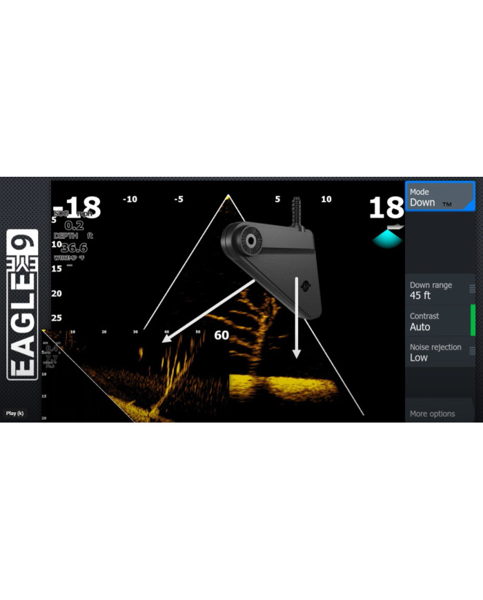 Lowrance Eagle Eye 9 Chartplotter with Live Forward & Down Sonar