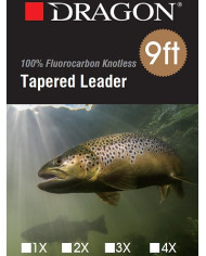 Dragon Fluorocarbon Tapered Lead 9ft 1x 9lb