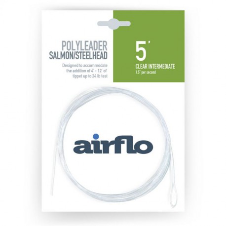 Airflo PolyLeader Clear Intermediate 24lb 1.5m 5ft - Saltwater