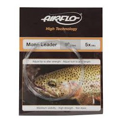 Airflo Mono Leader (tapered) Clear 4x 5lb 12ft