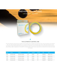 Stealth Flyline Sense Moss Green/Gold Floating WF5F