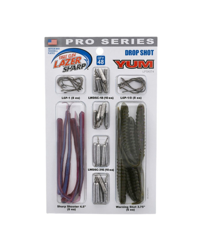 Eagle Claw/Yum Drop Shot Kit 48 piece