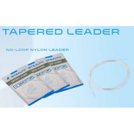 Stealth Tapered Leader (no loop) 3x 6lb 9ft 1pc 