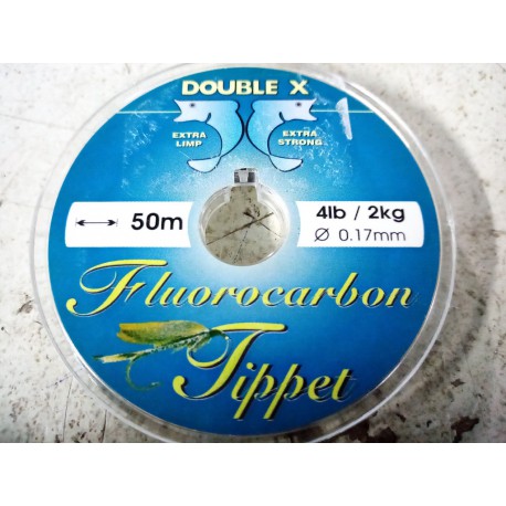 Double x Fluro Tippet 5x 4lb 50m 0.17mm