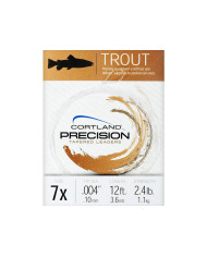 Cortland Precision Tapered Leader (no loop) 7x 2.4lb 9ft 1pc 