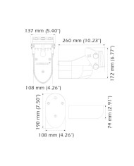 Airmar TM275 LHW CHIRP 1 kW HD Transom Skimmer Transducer Airmar TM275 LHW CHIRP 1 kW HD Transom Skimmer Transducer