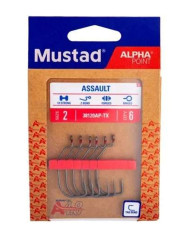 Mustad Alphapoint Assault Wide Gap Hook 2/0