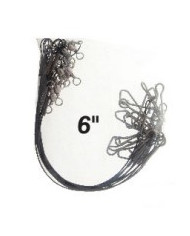 Pro-Hunter X Power Wire Leaders 6in 40lbs Clear Silver Pro-Hunter X Power Wire Leaders 6in 40lbs Clear Silver