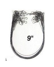 Pro-Hunter X Power Wire Leaders 9in 40lbs Clear Silver Pro-Hunter X Power Wire Leaders 9in 40lbs Clear Silver
