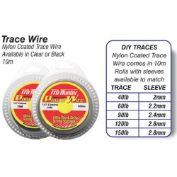 Pro-Hunter Power Wire 1x7 Coated 40lbs 10m Clear Silver