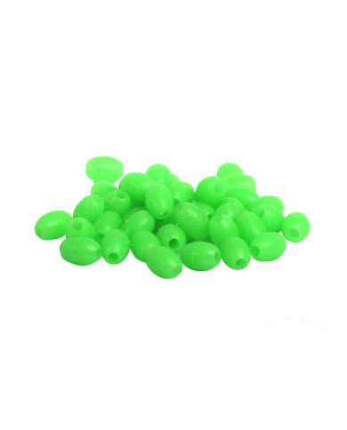 React Green Lumo Hard Beads 4x6mm 100pc React Green Lumo Hard Beads 4x6mm 100pc