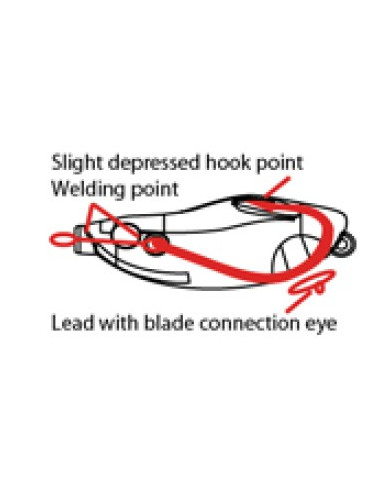 Pro-Hunter Asari Predator X-14 Mouse Black Grey 2in 1/4oz 