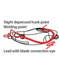 Pro-Hunter Asari Predator X-14 Mouse Black Green White 2in 1/4oz 