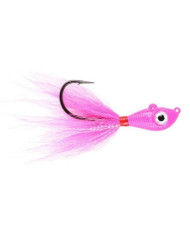 Mustad Big Eye Buck Tail Jigs Pink 1/2oz Mustad Big Eye Buck Tail Jigs Pink 1/2oz