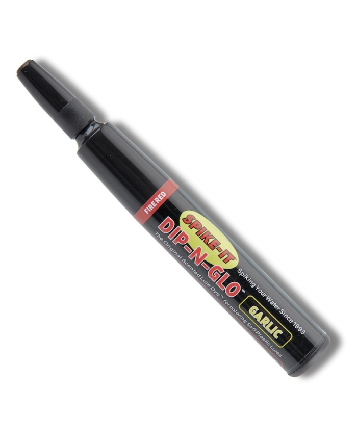 Spike-It Dip-N-Glo Garlic Scent Chartreuse/Fire Red Markers  Spike-It Dip-N-Glo Garlic Scent Chartreuse/Fire Red Markers