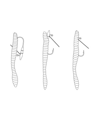 Core Tackle Hover Rig 1/0 3/32oz 3pc Core Tackle Hover Rig 1/0 3/32oz 3pc