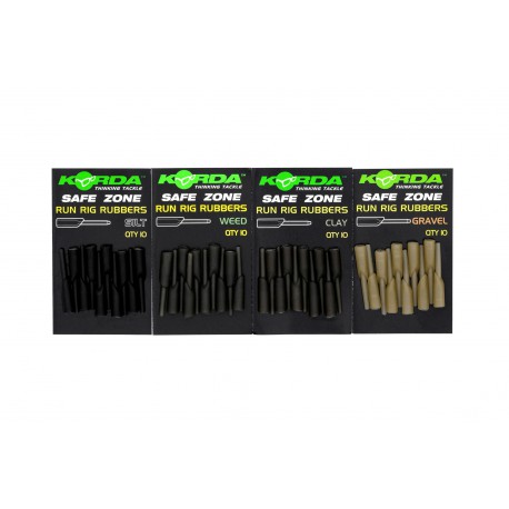 Korda Safe Zone Run Rig Rubbers Weed