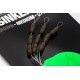 Korda SInkers Tungsten Hooklink Weights Small Gravel Brown