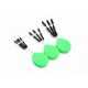 Korda Sinkers Tungsten Hooklink Weights Small Weed Green