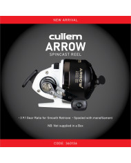 Cull-em Arrow Spincast Closed Face 3.9:1 Fishing Reel