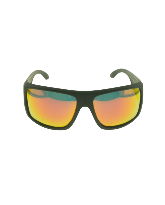 Ocean Polarized Sunglasses - PI 462 Black Frame Orange Lens Front
